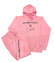 Kid's Ambition x C Pride Jogger Set - Pink/Black