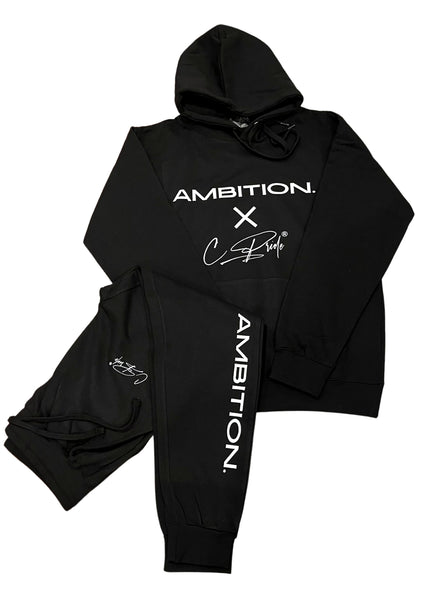Ambition x C Pride Jogger Set - Black/White