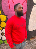 Every Style Has A Story Sleeve Sweatshirt - Red