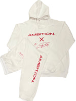 Ambition x C Pride Jogger Set - White/Red