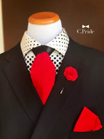 Red & Black Two Toned Necktie