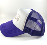Logo Trucker Hat-Purple