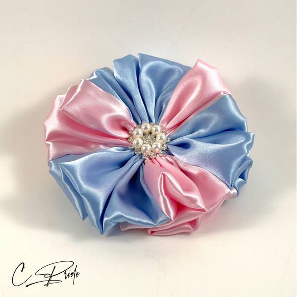 Light Pink & Blue Women’s Lapel Flower