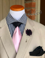 Pink & Black Two Toned Necktie